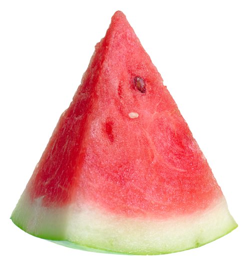 Watermelon Slice Png File (black, salmon)