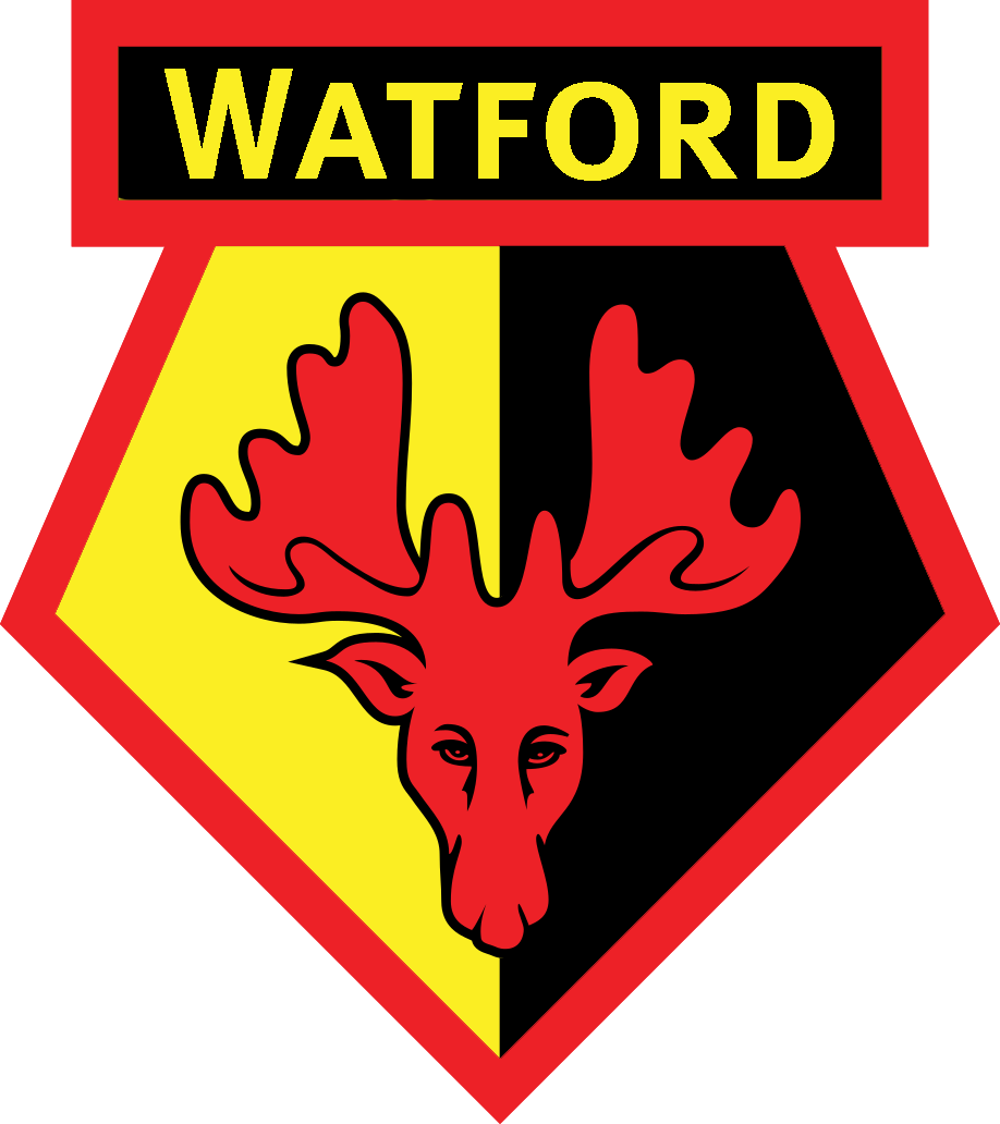 Watford F.C Png Hd (yellow, black, red, white)