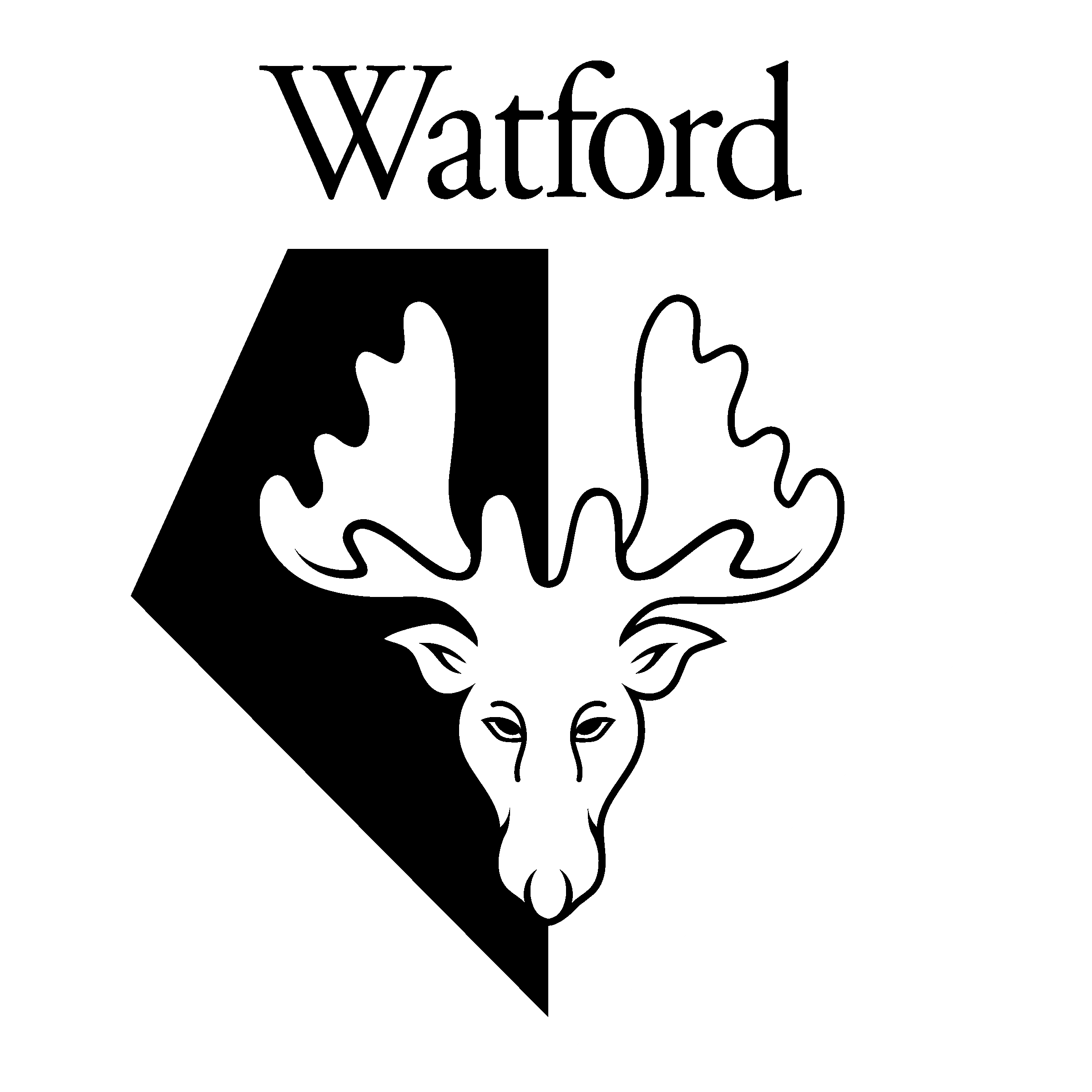 Watford F.C Png Pic (black, gray, silver, white)