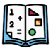 Math Book School Study Icon Free Transparent Png Icon Download (silver, black, white)