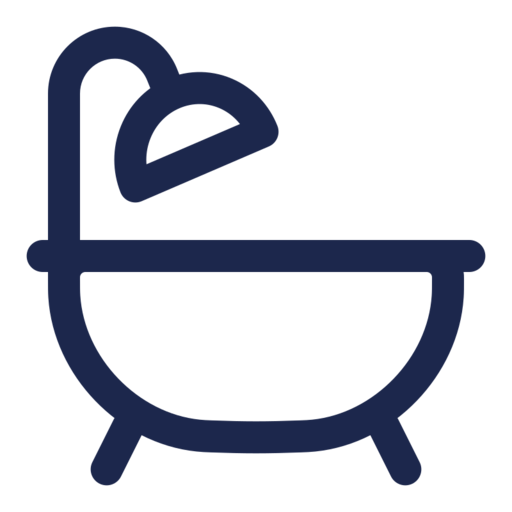 Bath Free Png Icon Download (navy, black)