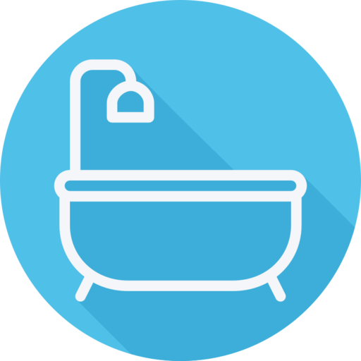 Bath Tub Tub Free Transparent Png Icon Download (greenish blue, white, lavender, black)