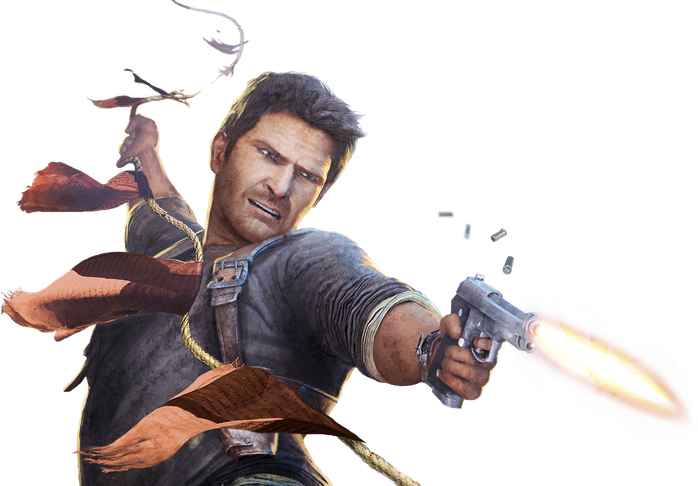 Nathan Drake Png Pic (black, white)