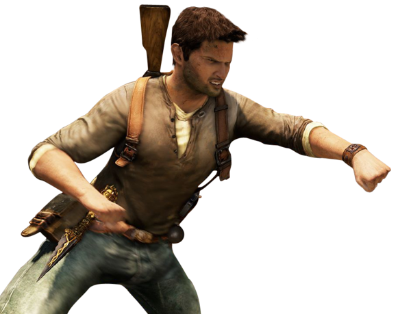 Nathan Drake Png Transparent Image (black)