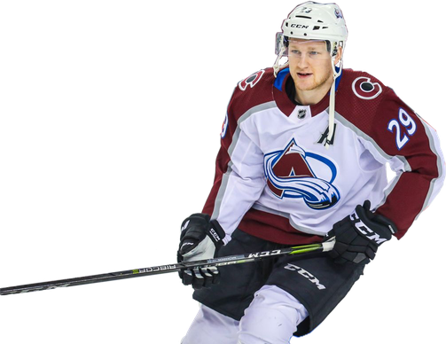 Nathan Mackinnon Png (lavender, black)