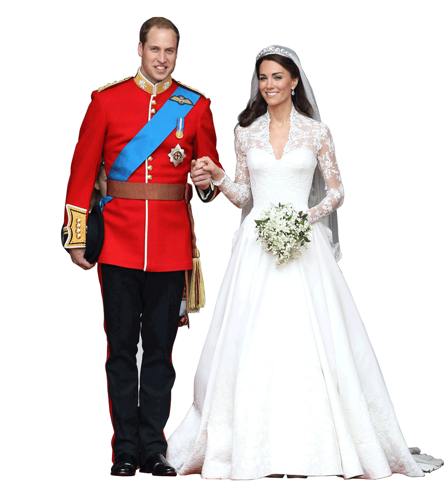 Catherine Middleton Png Clipart (white, black)