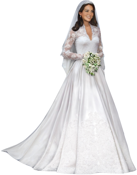 Catherine Middleton Png Hd (white, lavender)