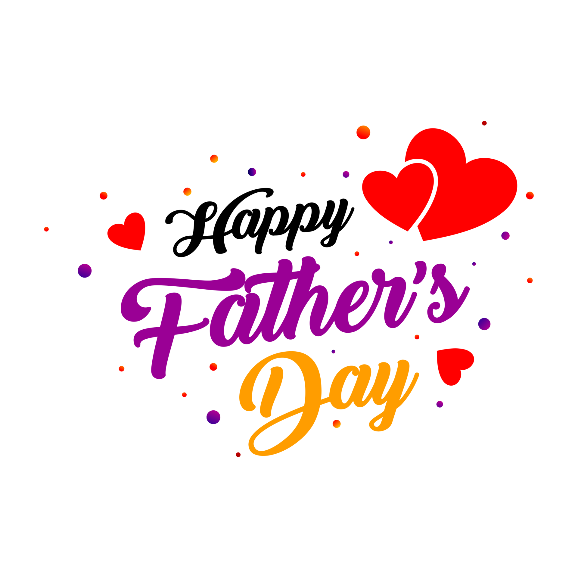 Fathers Day Png Isolated Hd (black, red, purple)