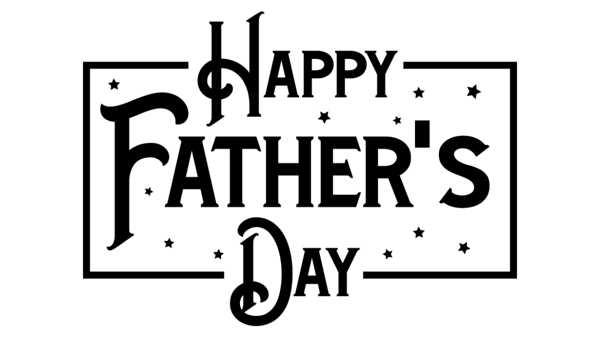 Fathers Day Png Transparent (black, gray)