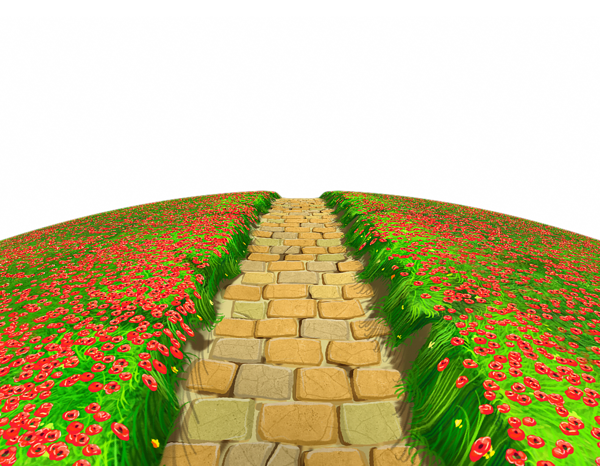 Pathway Png Picture (black, salmon, olive, gray)