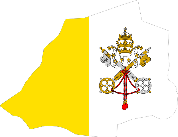 Vatican City Flag Png Hd (gold, black, white)