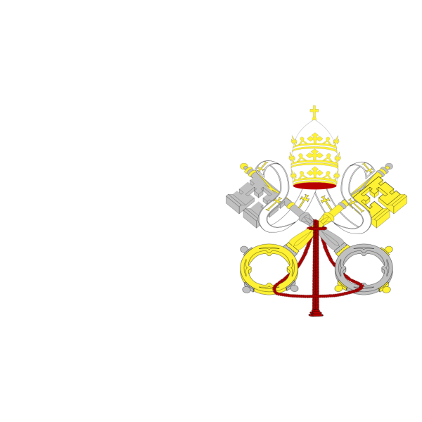 Vatican City Flag Png Pic (black, lavender, white)