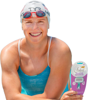 Katie Ledecky Olympic Player Png Free Download (lavender, black, salmon)