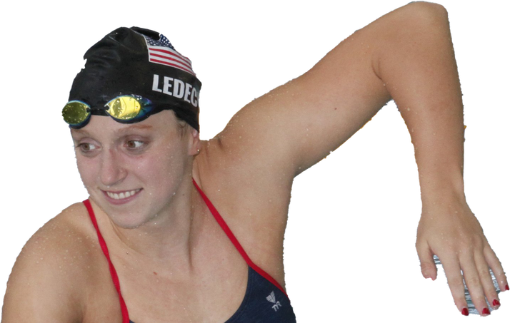 Katie Ledecky Png File (gray, silver, black)