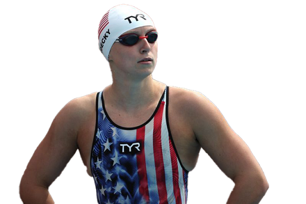 Katie Ledecky Png Image (white, maroon, black)