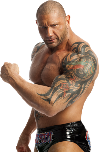 Batista Muscles Png (black, maroon)