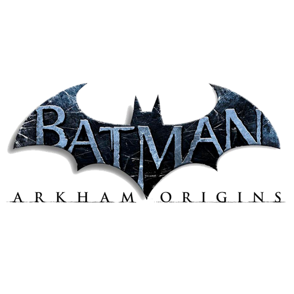 Batman Arkham City Logo Png Isolated Clipart (black)