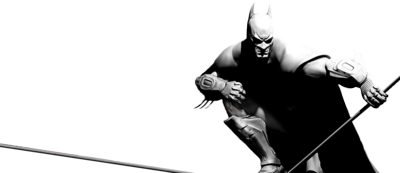 Batman Arkham City Png Transparent Picture (white, black, gray, silver)