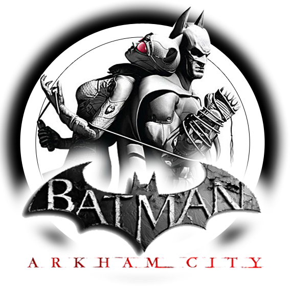 Batman Arkham City Png Transparent (white, black)