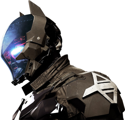 Batman Arkham Knight Png Transparent Image (white, black)