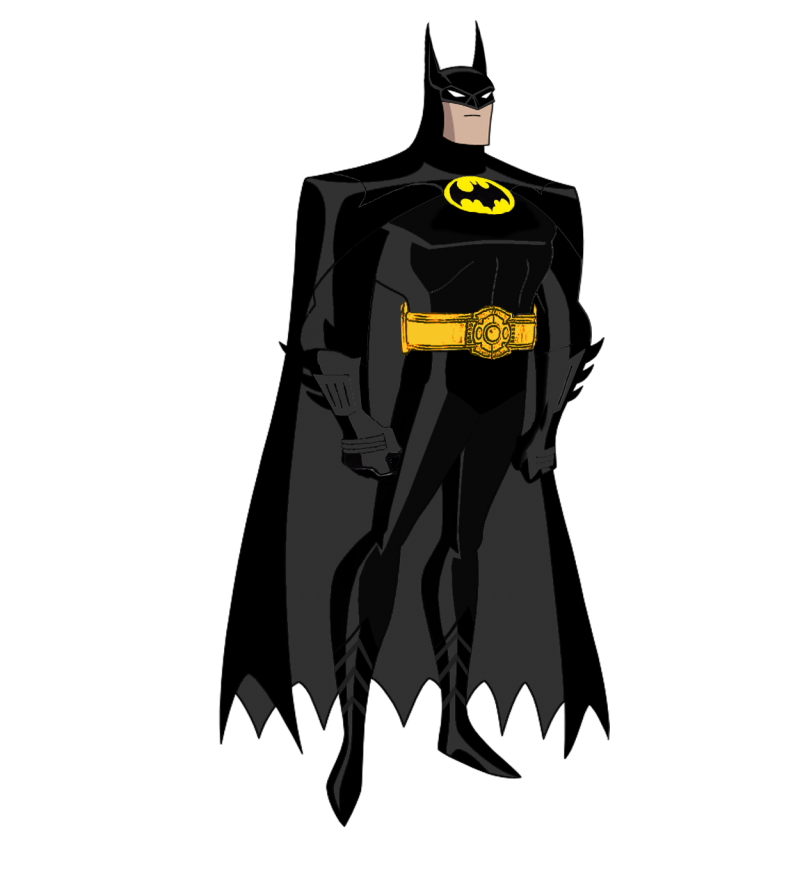 Batman Cartoon Png Isolated Pic (black)