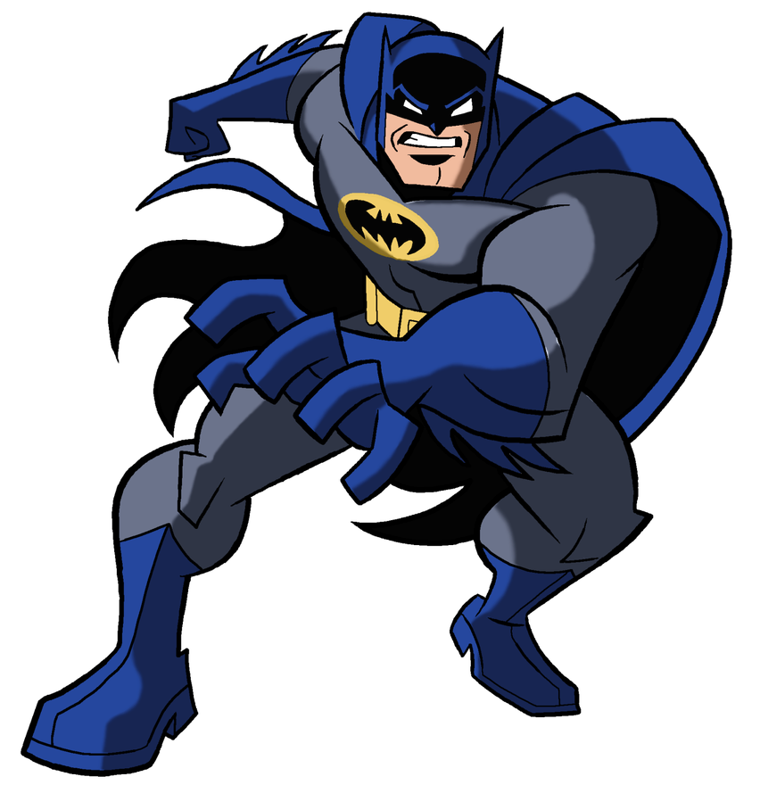 Batman Cartoon Png (teal, indigo, black, gray, navy)