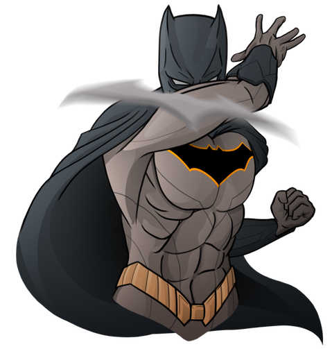 Batman Comic Book Outfit Png Isolated Photo (black, indigo)