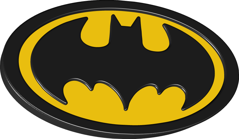 Batman Logos Png (orange, black, gold)