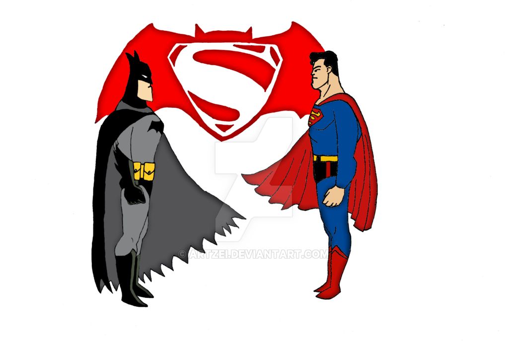 Batman V Superman Transparent Png (white, black, gray, red)