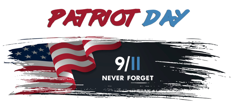 Patriot Day Png Transparent Image (white, black)