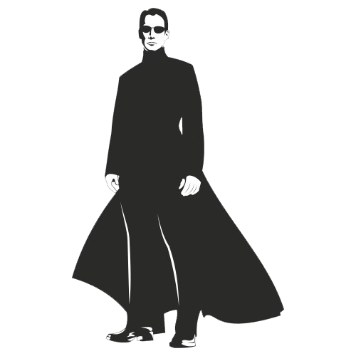 Matrix Movie Png Photos (white, black)