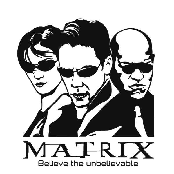 Matrix Movie Png Pic (white, gray, black)