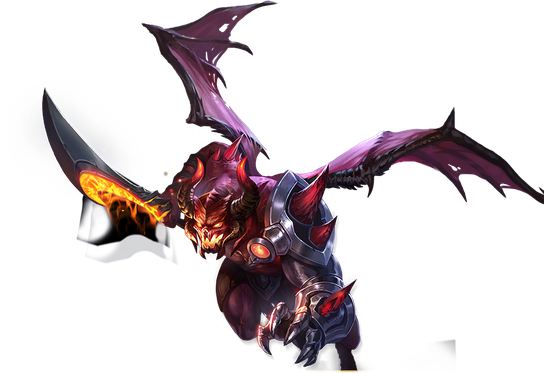 Aatrox Demon Png Hd (black)