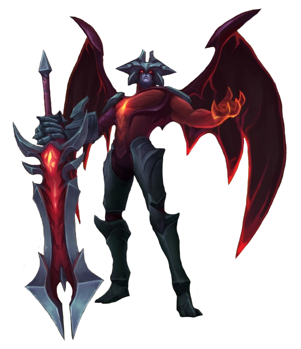 Aatrox Demon Png Image (black)