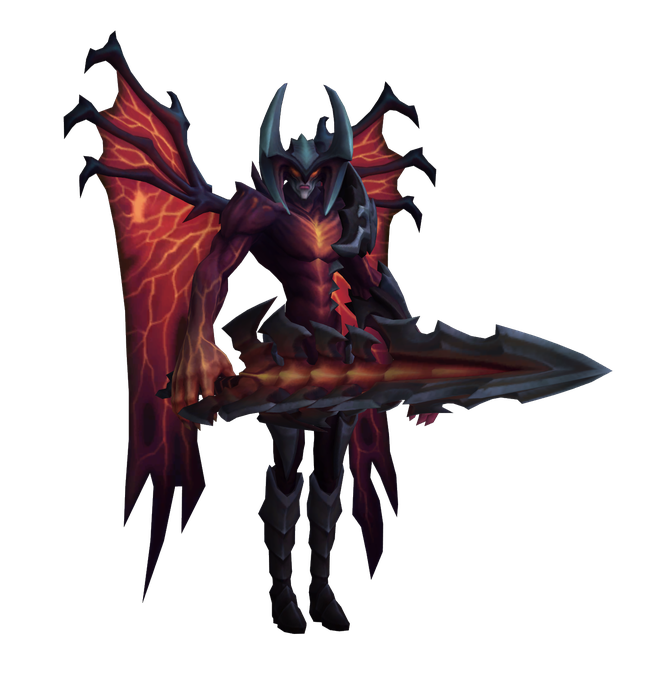 Aatrox Demon Png (black)