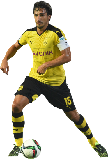 Mats Hummels Png File (black)