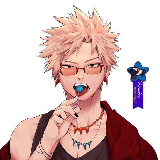 Katsuki Bakugo Png Transparent (pink, maroon, black)