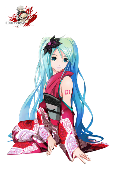 Hatsune Miku Png Free Download (black)