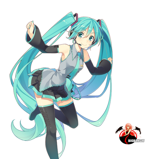 Hatsune Miku Png Photo (beige, black, gray, silver)