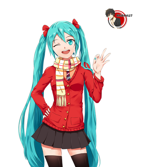 Hatsune Miku Png Picture (indigo, black, chocolate)