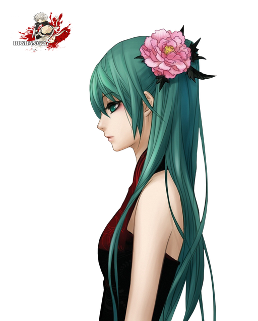 Hatsune Miku Png Transparent (black, beige)