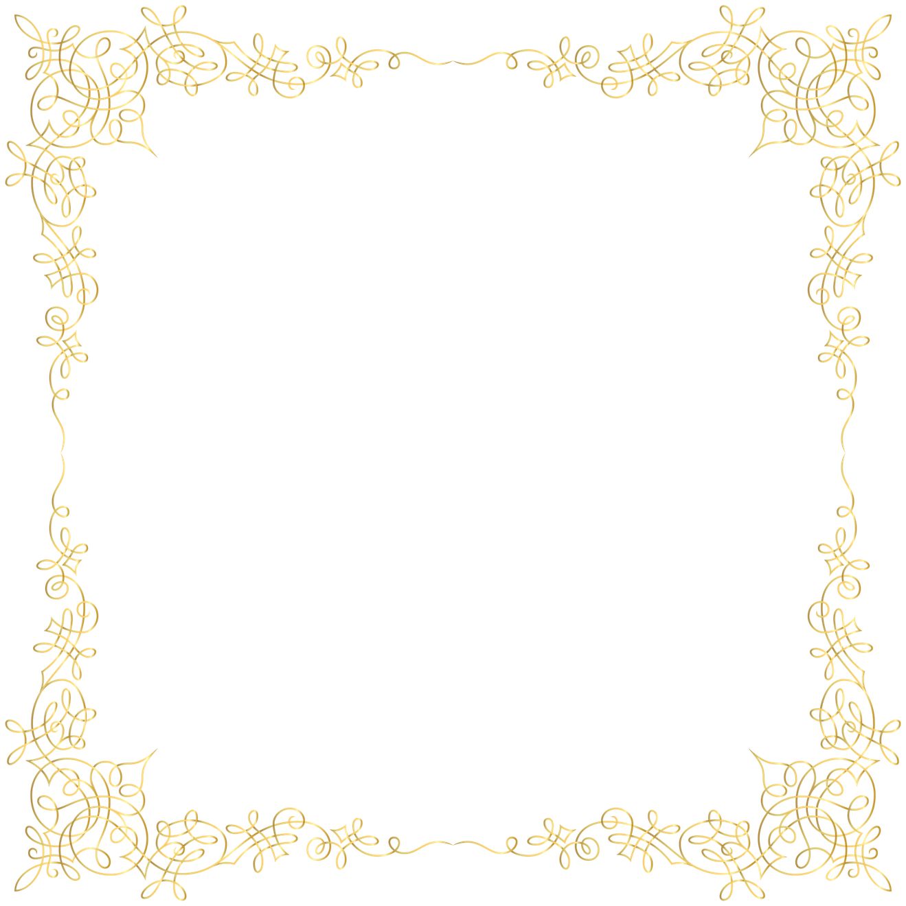 Pattern Border Png Transparent Hd Photo (black)