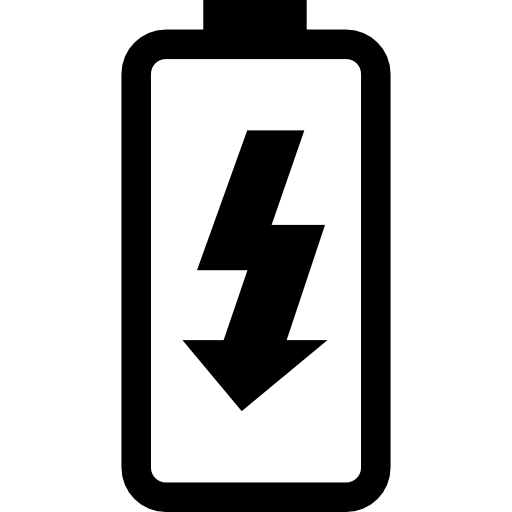 Battery Charging Symbol Png (indigo, white, black, silver, gray)