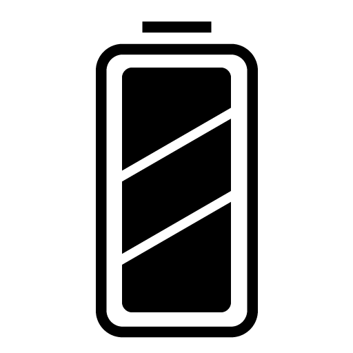 Battery Charging Symbol Transparent Png (black)