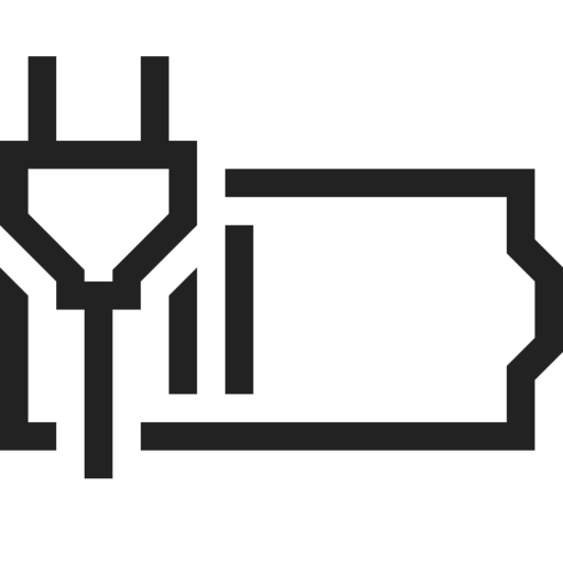 Battery Charge Energy Incharge Power Device 3 Free Png Icon Download (black)