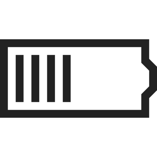 Battery Charge Energy Power Device Technology 3 Free Transparent Png Icon Download (black)