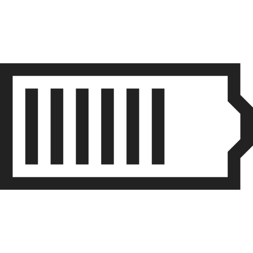 Battery Charge Energy Power Device Technology 4 Free Png Icon Download (black)