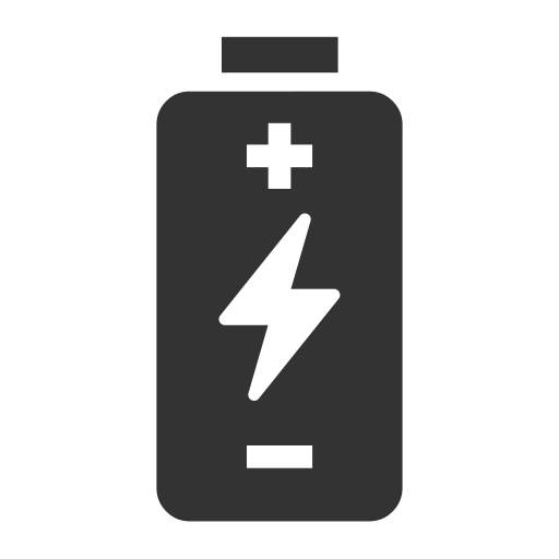 Battery Electric Energy Storage Free Nobackground Png Icon Download (black)