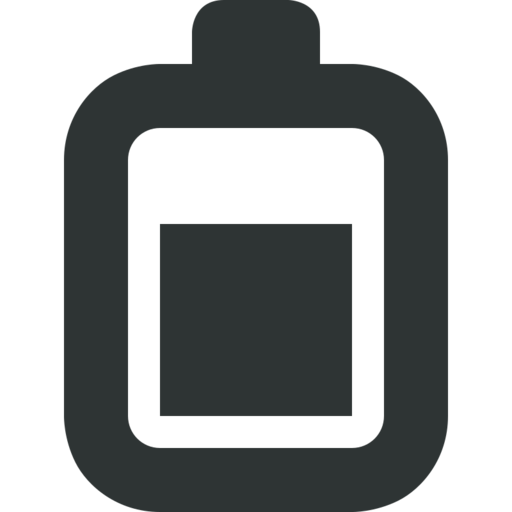 Battery Level 80 Free Png Icon Download (black)