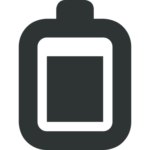 Battery Level 90 Free Transparent Png Icon Download (black)